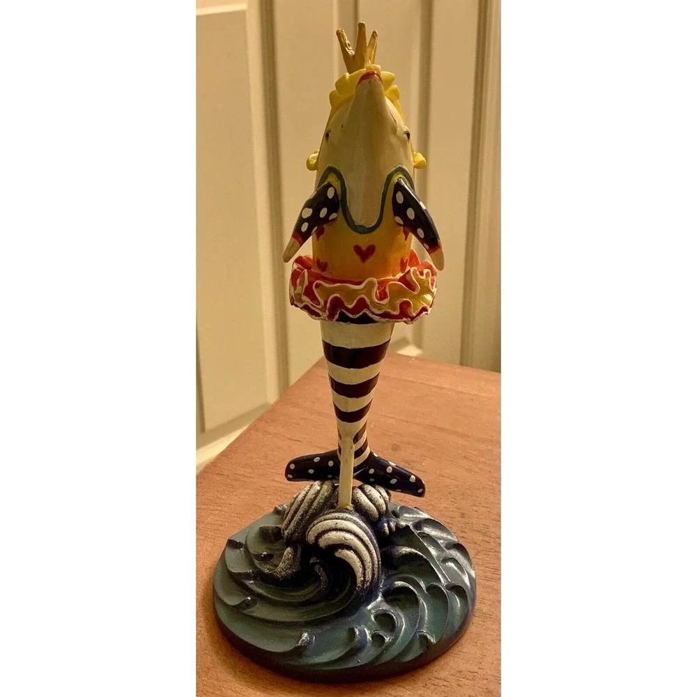 Vintage 2003 Dolphins Around Town Tu Tu Much Figurine. #13514‎ With Original Box